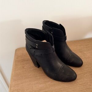 rag & bone Black Ankle Booties